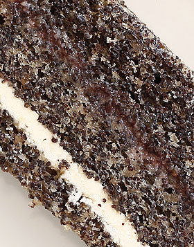 Poppy-Seed Cake with Lemon Creme and Currant Jam
